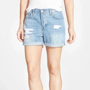 Topshop Moto Hayden Ripped shorts